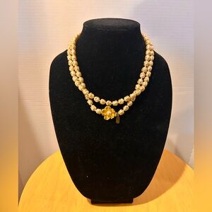 Vintage Doncaster Faux Pearl Necklace